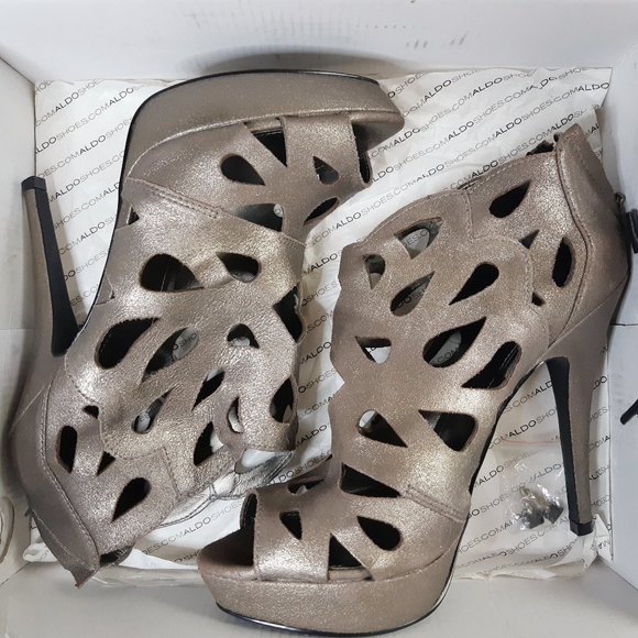 ALDO Campbell Heels - Metallic Grey - Picture 5 of 10